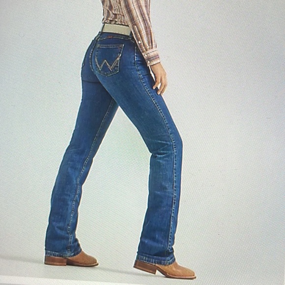 Wrangler Q Baby no gap waistband bootcut jean  sz 5/6x 32 - Picture 1 of 6